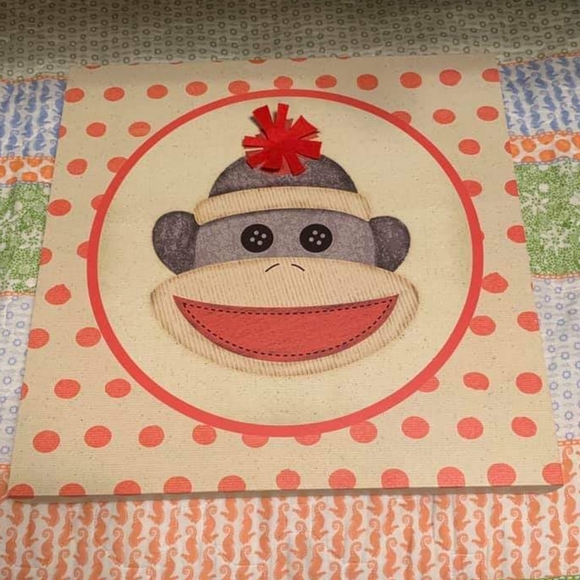 Sock monkey decor - Picture 7 of 8